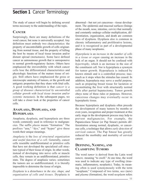 Anaplasia/Dysplasia handout - read