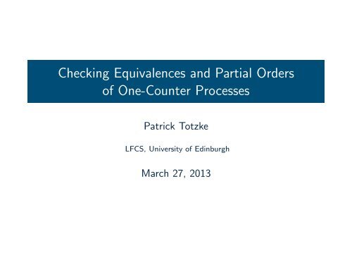 slides - University of Edinburgh