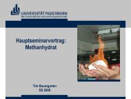 Hauptseminarvortrag: Methanhydrat