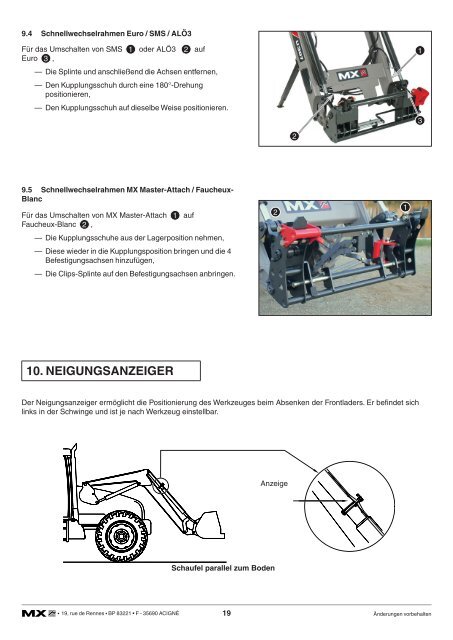 Frontlader U300 Series - MX