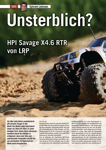 HPI Savage X4.6 RTR von LRP - VTH