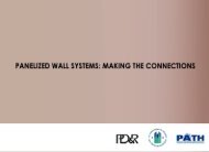 Panelized wall systems: Making the connections - HUD User