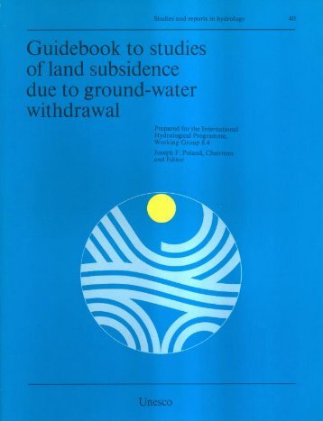 Guidebook to studies of land subsidence due to ground-water ...