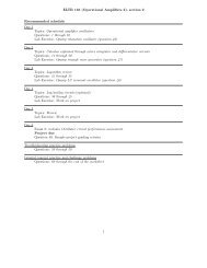 ELTR 135 (Operational Amplifiers 2), section 2 ... - Ibiblio