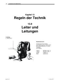 Regeln der Technik Leiter und Leitungen - E-mail hn@ibn.ch