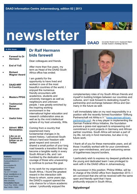 IC-Newsletter - DAAD