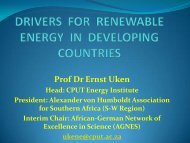 drivers for renewable energy in developing countries - DAAD