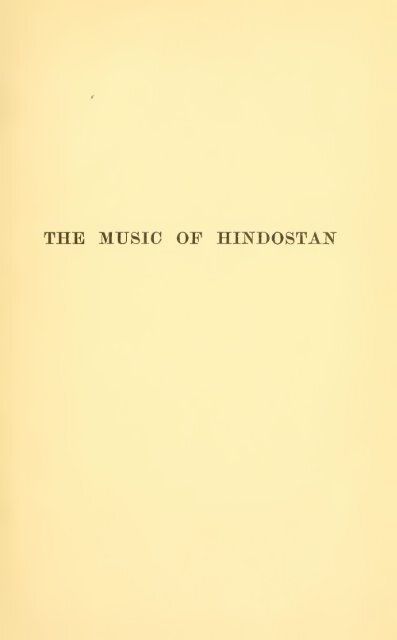 The music of Hindostan - Ibiblio