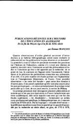 revue HISTOIRE DE L'EDUCATION - Institut français de l'éducation