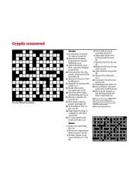 Cryptic crossword - Guardian