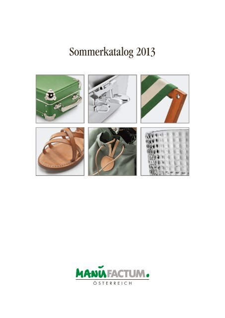 Sommerkatalog 2013 Manufactum