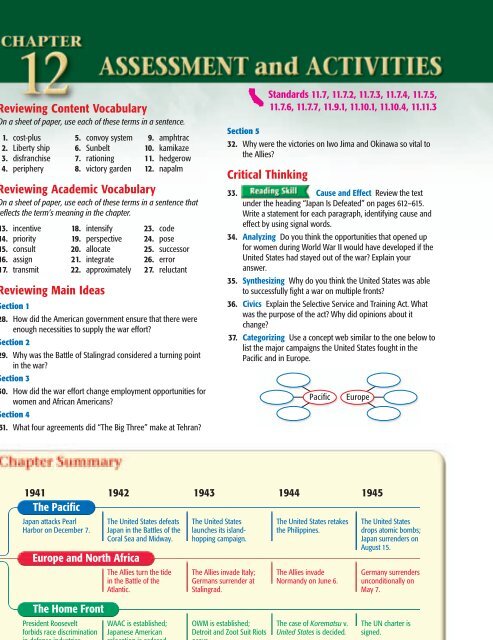 Chapter 12: America and World War II, 1941-1945 - Georgia ...