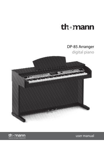 DP-85 Arranger digital piano - Musikhaus Thomann