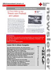 Newsletter KV Lörrach 05 - DRK Kreisverband Lörrach