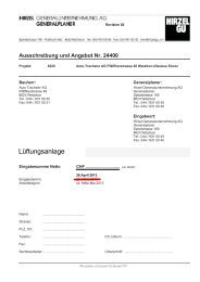 Lüftung - Hürlimann Engineering AG