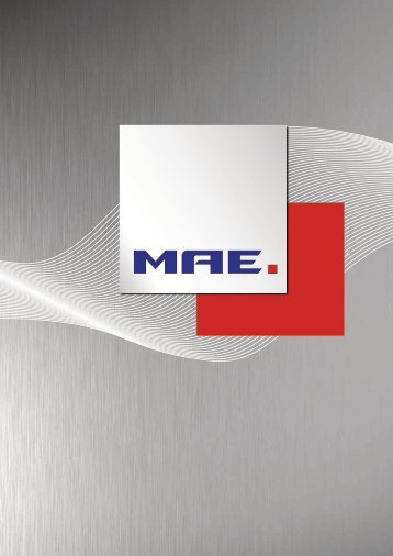 Imagebroschüre (2,9 MB) - MAE