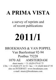 A PRIMA VISTA - Broekmans &amp; Van Poppel