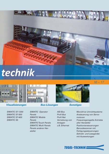 Imagebroschüre TEGEL-TECHNIK GmbH 7,1 MB