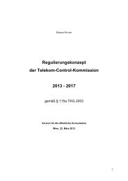 Regulierungskonzept v 2.0 Konsultation - ISPA