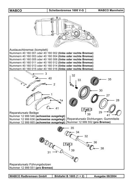 Vis à tête cylindrique - WABCO Catalog