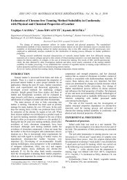 Estimation of Chrome-free Tanning Method Suitability in Conformity ...