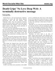 Death Grips' No Love Deep Web: A terminally destructive message