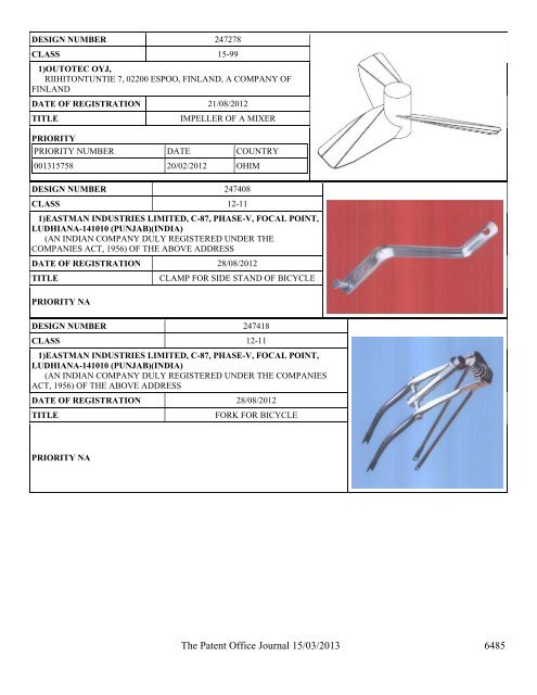 Part-II (Design) - Controller General of Patents Designs and ...