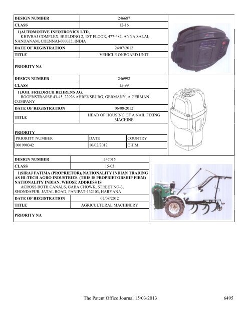 Part-II (Design) - Controller General of Patents Designs and ...