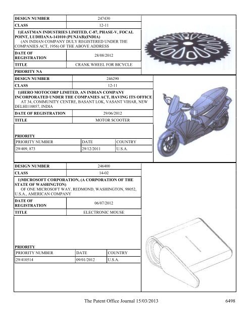 Part-II (Design) - Controller General of Patents Designs and ...