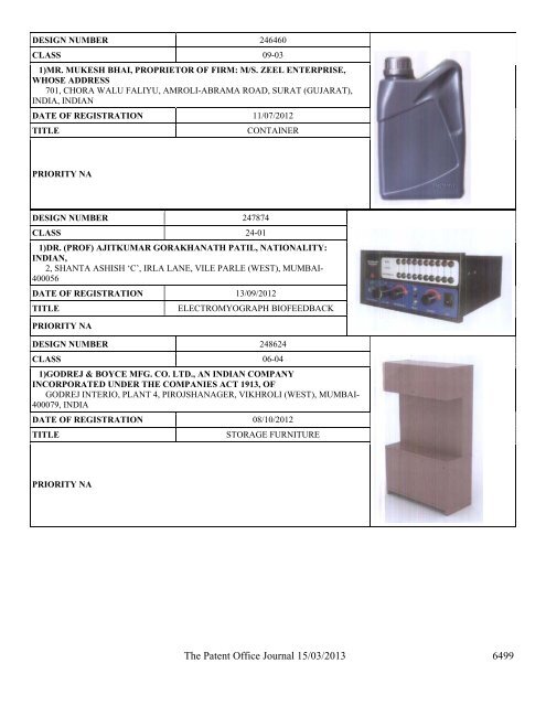 Part-II (Design) - Controller General of Patents Designs and ...