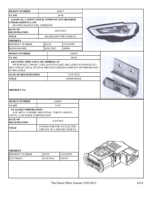 Part-II (Design) - Controller General of Patents Designs and ...