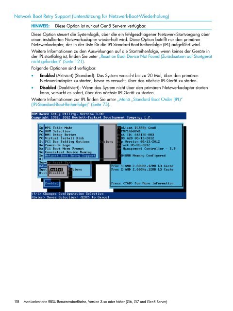 HP ROM-Based Setup Utility Benutzerhandbuch - Hewlett Packard