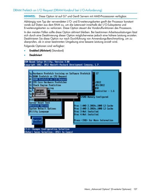 HP ROM-Based Setup Utility Benutzerhandbuch - Hewlett Packard