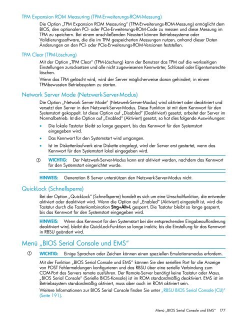 HP ROM-Based Setup Utility Benutzerhandbuch - Hewlett Packard