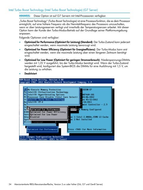 HP ROM-Based Setup Utility Benutzerhandbuch - Hewlett Packard