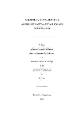 Systematics and evolution of the brachiopods Pachymagas and ...
