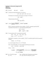 Solutions to Homework Assignment #1 - Jan.ucc.nau.edu