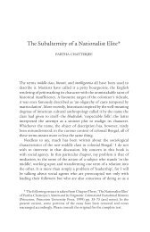 The Subalternity of a Nationalist Elite - Jan.ucc.nau.edu
