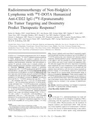 90Y-Epratuzumab - Journal of Nuclear Medicine