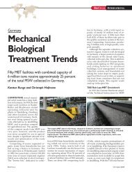 Mechanical Biological Treatment Trends - Backhus