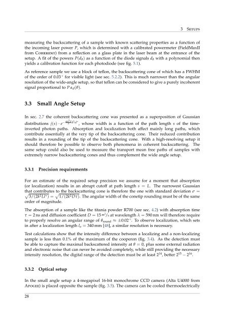 Coherent Backscattering from Multiple Scattering Systems - KOPS ...