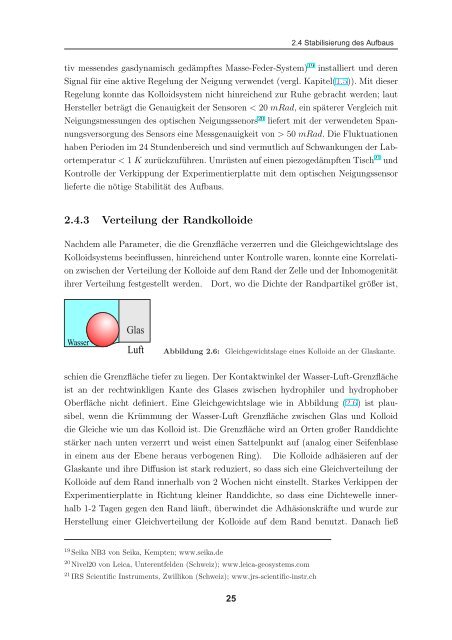 Schmelzen und Erstarren in zwei Dimensionen Dissertation ...