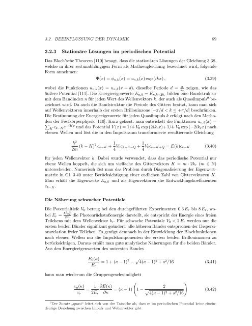 Helle atomare Solitonen - KOPS - Universität Konstanz