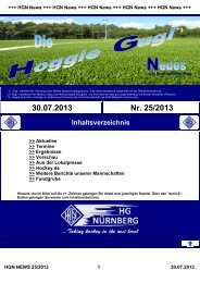 30.07.2013 Nr. 25/2013 - HG Nürnberg
