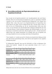 Annuitäten - Methode