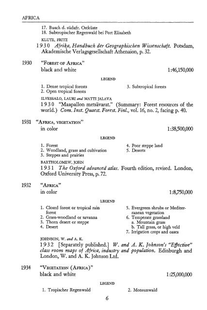 international bibliography of vegetation maps - KU ScholarWorks ...