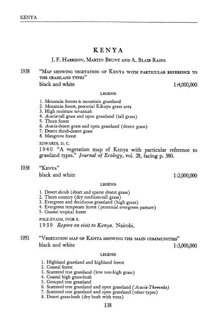 international bibliography of vegetation maps - KU ScholarWorks ...