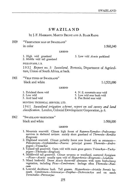 international bibliography of vegetation maps - KU ScholarWorks ...