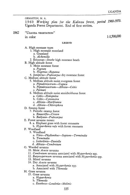 international bibliography of vegetation maps - KU ScholarWorks ...