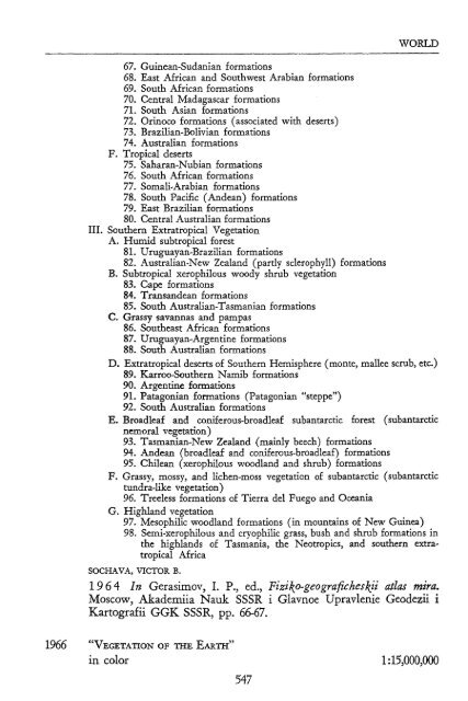 international bibliography of vegetation maps - KU ScholarWorks ...